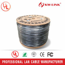 UL aprobó el cable del Lan, cable de la red, cable sólido Cat5e 305m